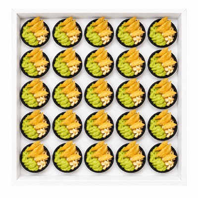 tartlet with pulled roasted chicken 25 pcs